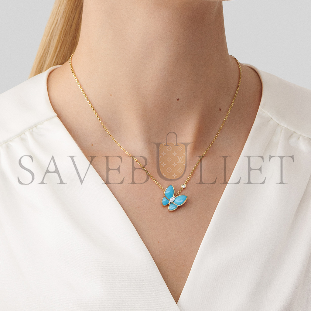 V*N CL*F arpels two butterfly pendant vcarp7up00